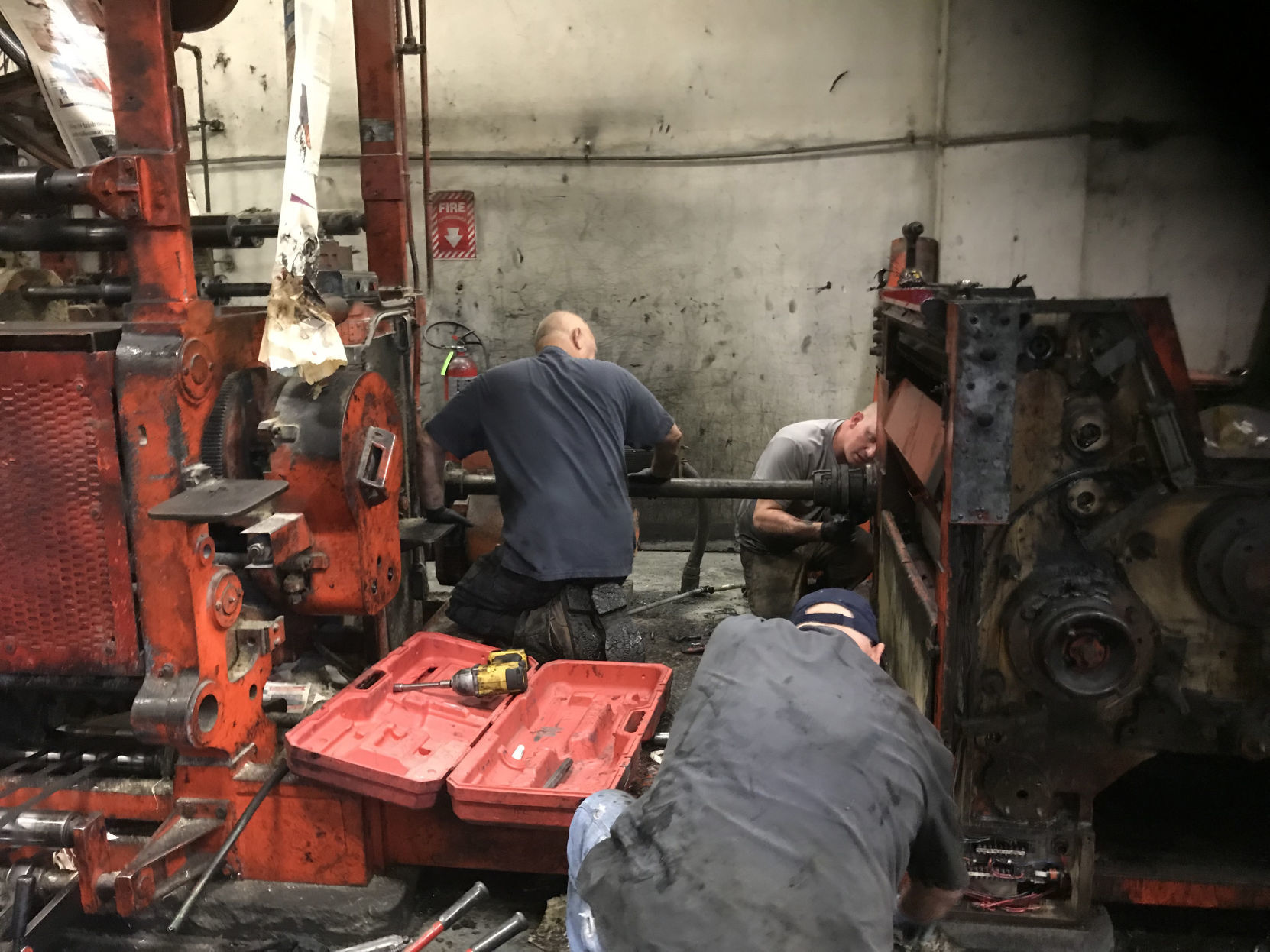 Press removal